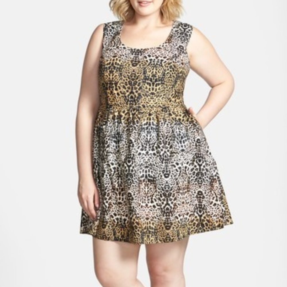 Jessica Simpson animal print dress